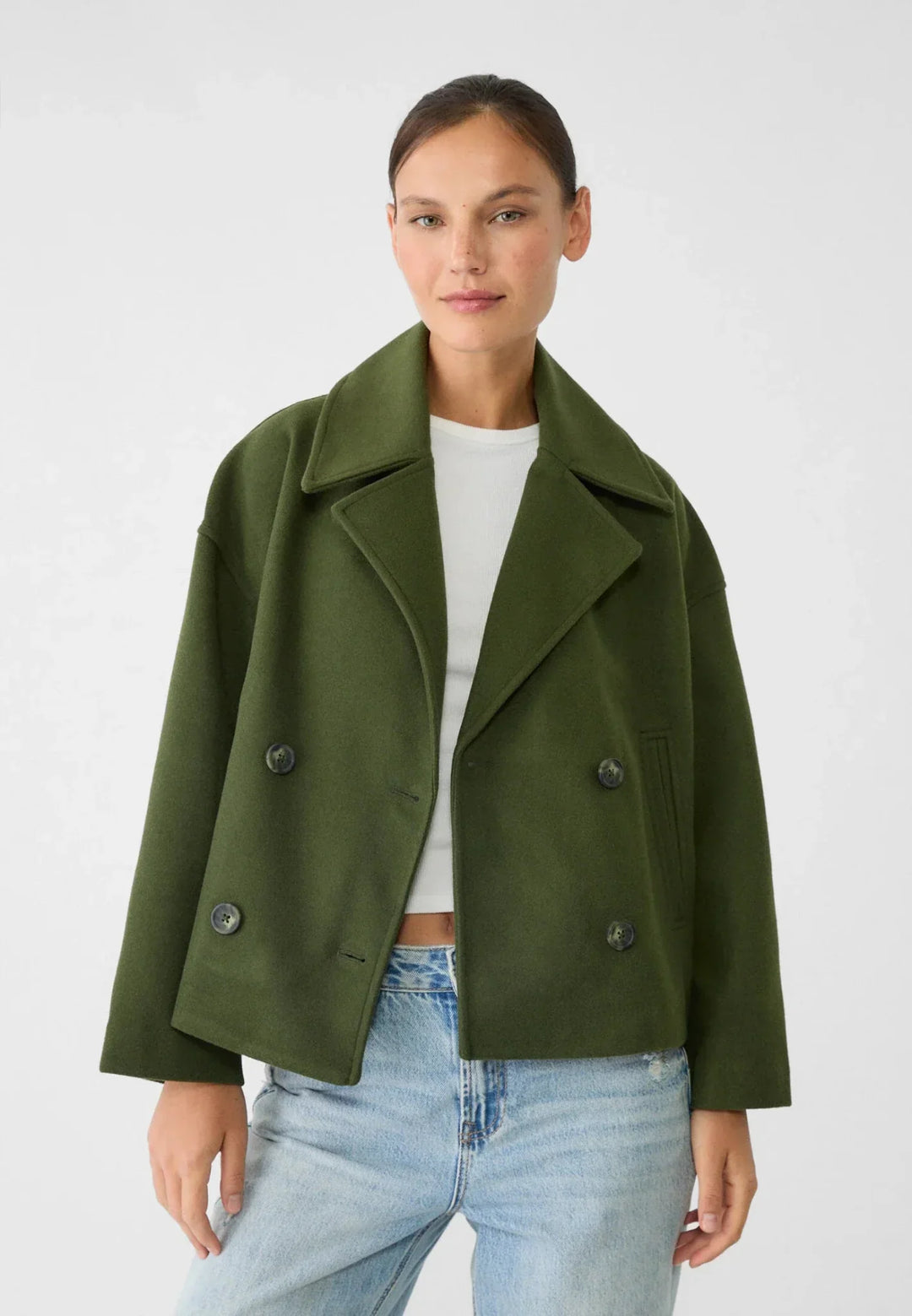 Lune London | Jacket Short Double-Breasted Stylish Outerwear