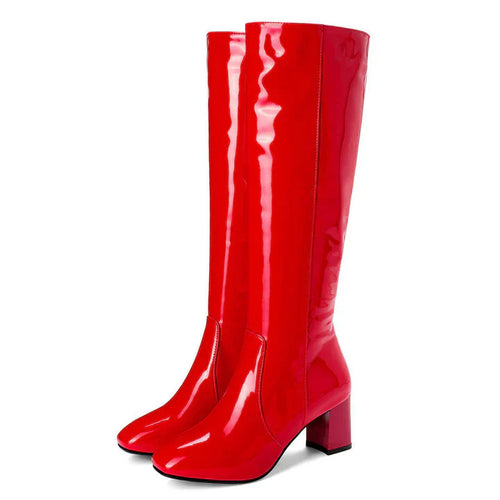 Amarae | High Patent Boots for Women
