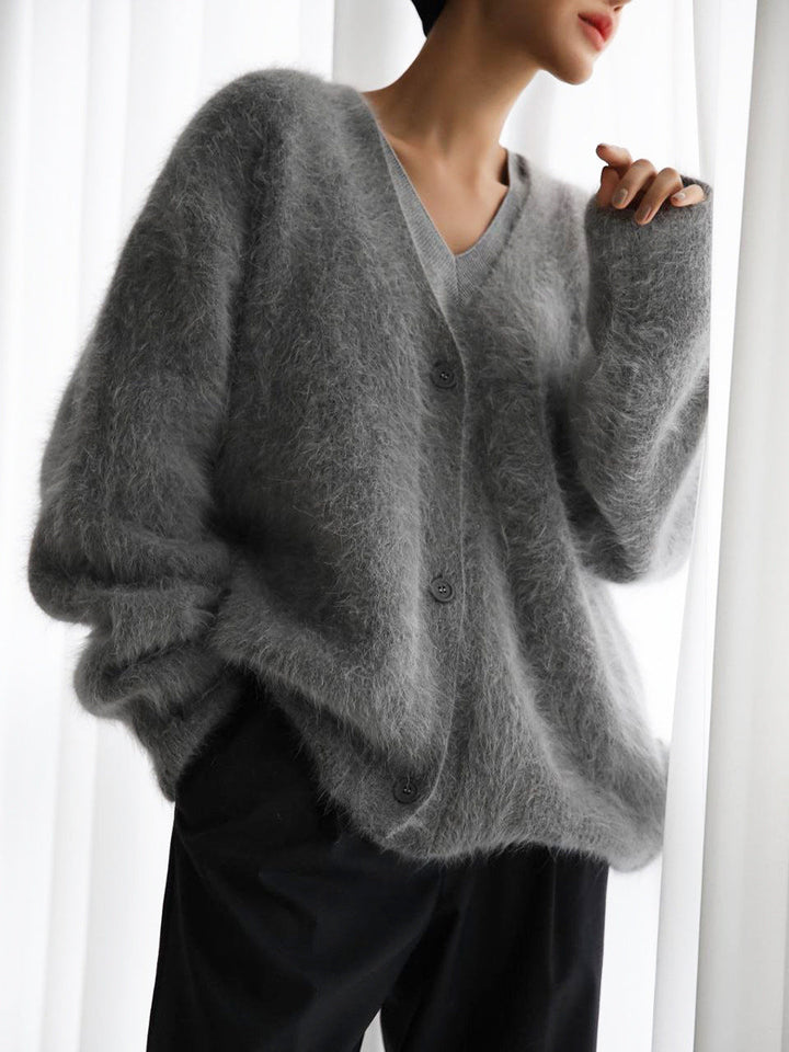 Lune London | Women's Off-Shoulder Knitted Cardigan