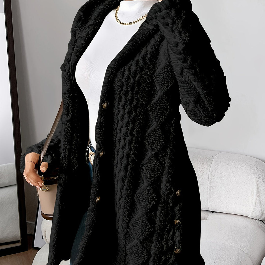 Amarae | Fluffy Teddy Hoodie Jacket