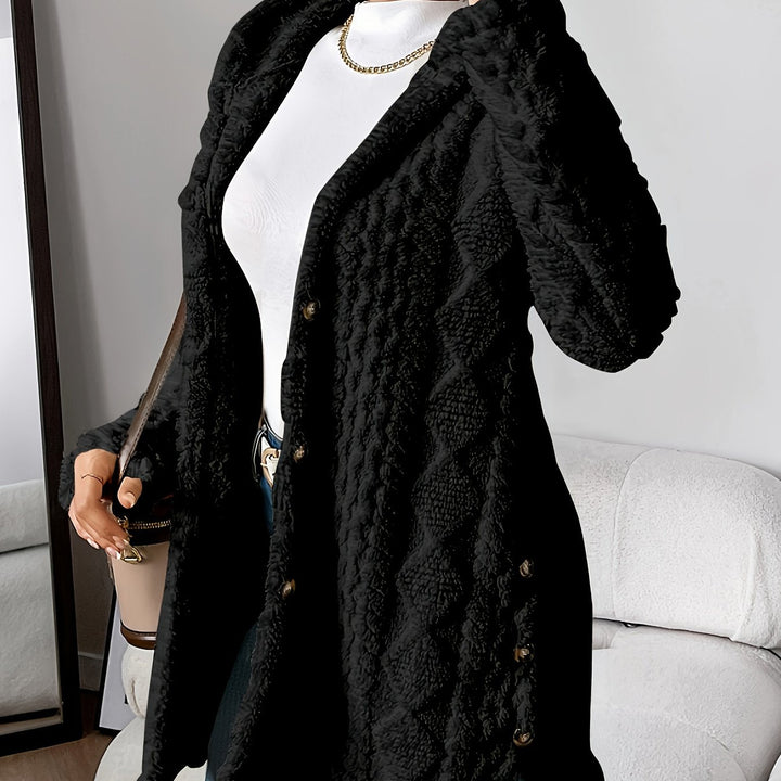 Amarae | Fluffy Teddy Hoodie Jacket