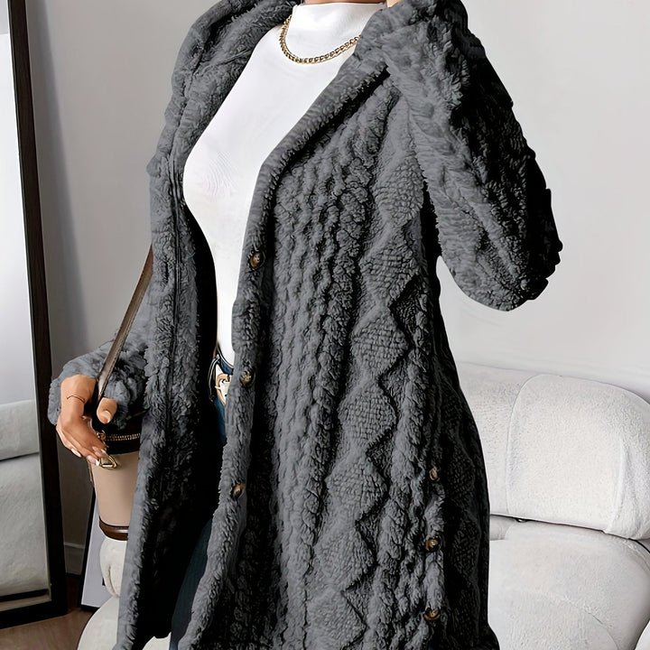 Amarae | Fluffy Teddy Hoodie Jacket