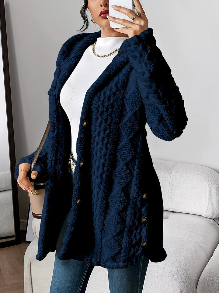 Amarae | Fluffy Teddy Hoodie Jacket