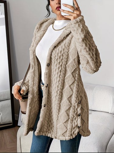 Amarae | Fluffy Teddy Hoodie Jacket