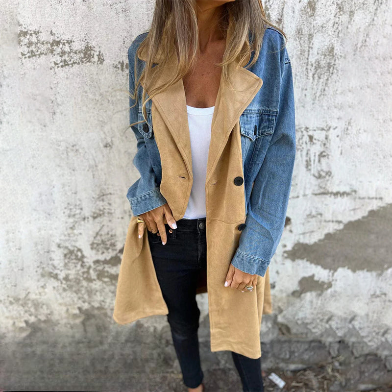 Lune London | Elegant Denim Trench Coat