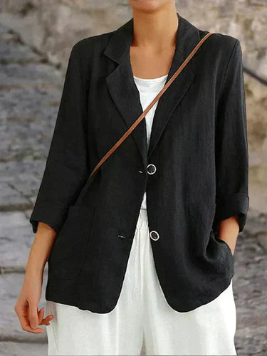 Amarae | Elegant Linen Blazer