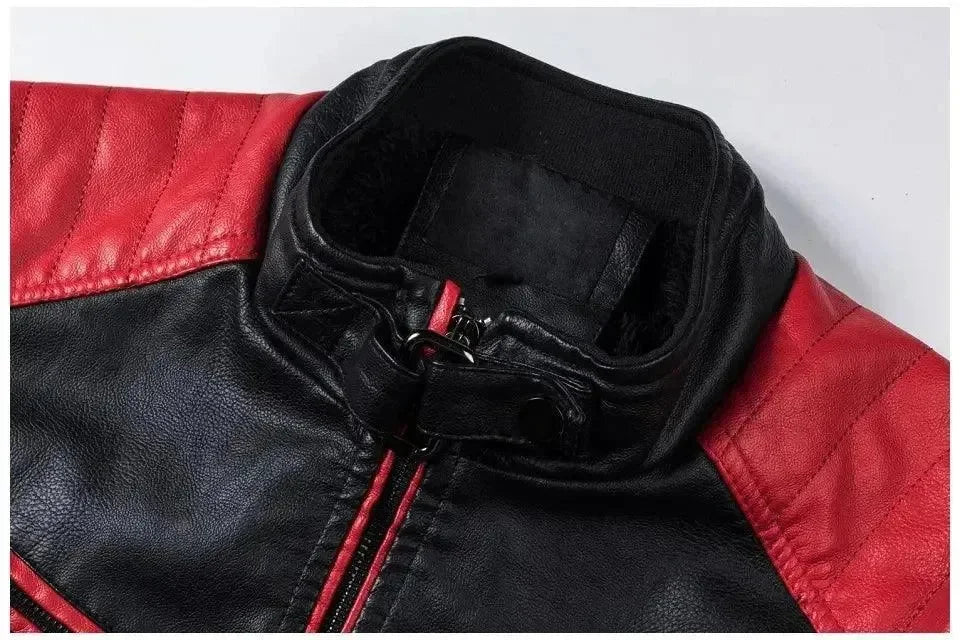 Lune London | Stylish Slim-Fit Men's Leather Biker Jacket