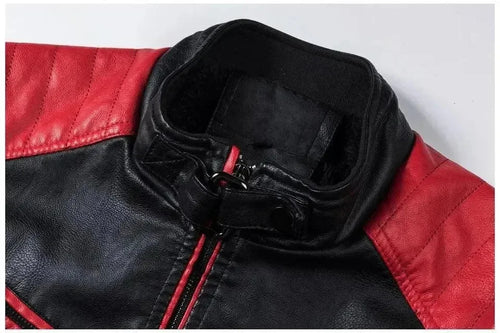 Amarae | Stylish Slim-Fit Men's Leather Biker Jacket