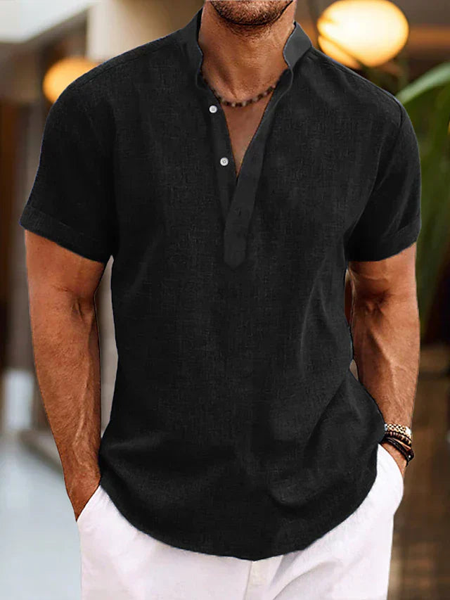 Lune London | High-quality, Comfortable Men's Polo Shirt with V-neck
