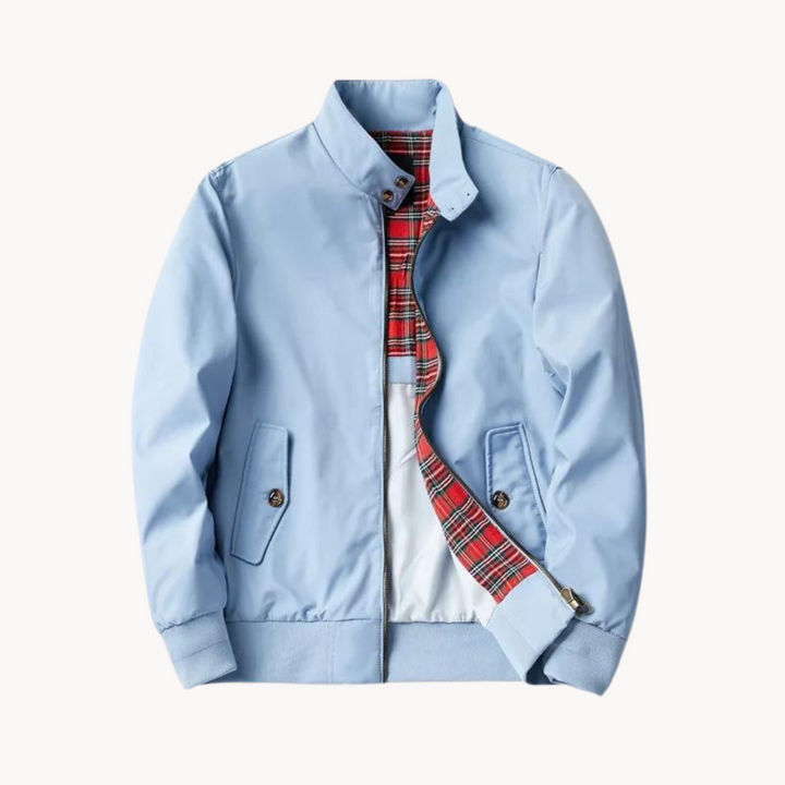 Lune London | Men's Camden Heritage Harrington Jacket - Tartan Pattern Lined