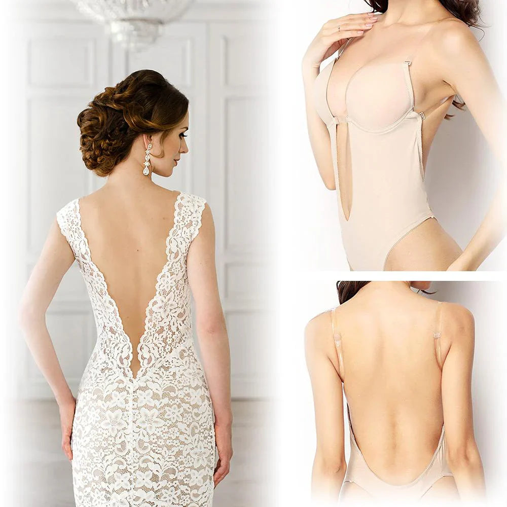 Lune London | Backless Bodysuit Bra for Invisible Support for Women