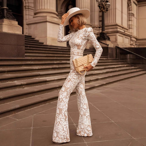 Lune London | Elegant Lace Jumpsuit