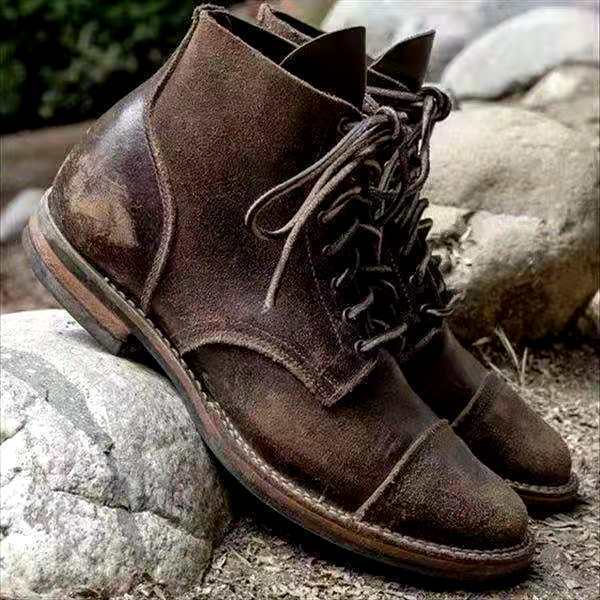 Lune London | Retro Lace-Up Boots for Men