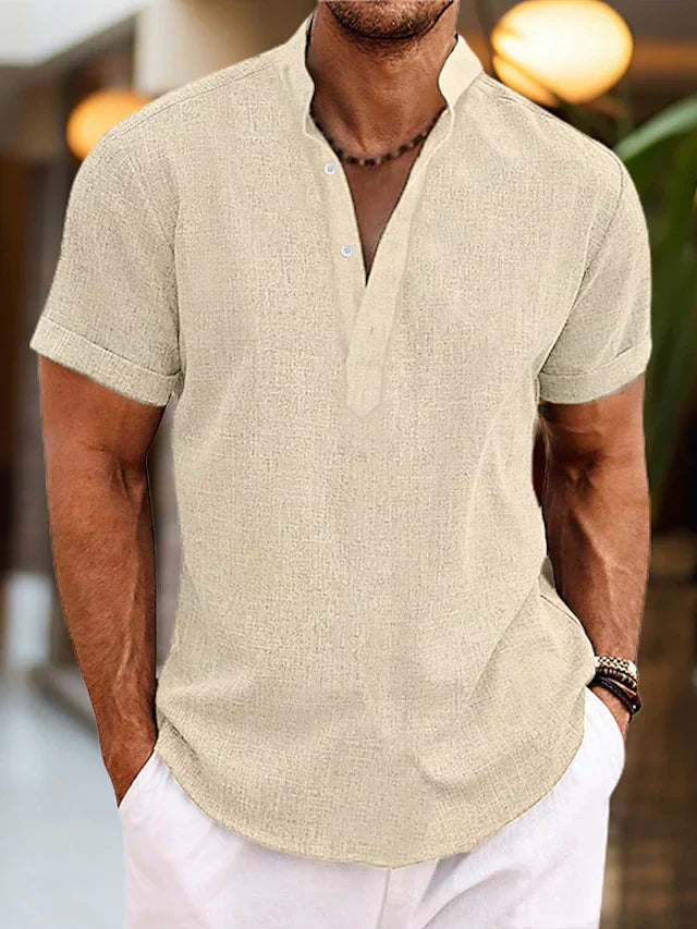 Lune London | High-quality, Comfortable Men's Polo Shirt with V-neck