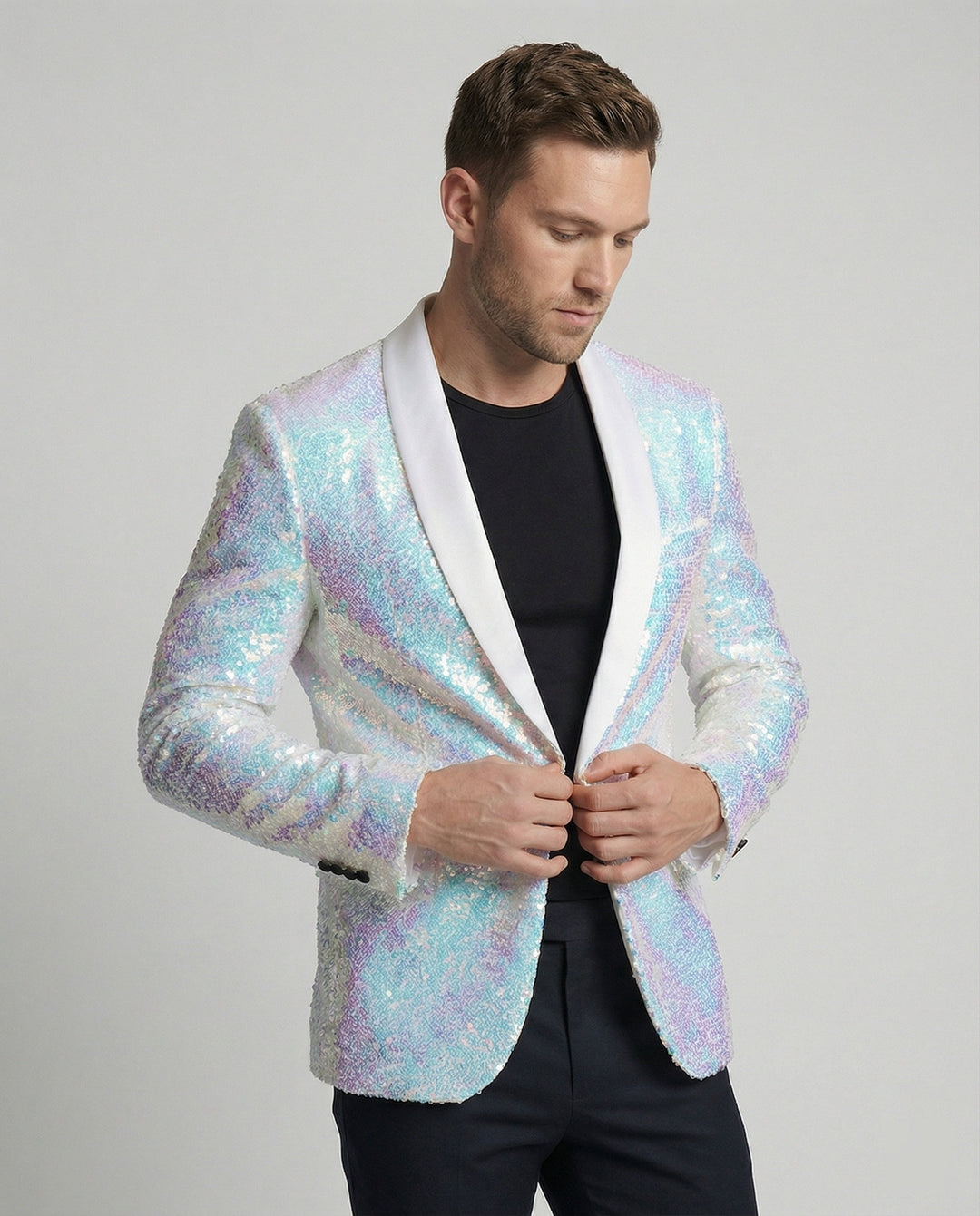 Glamorous Sequin Blazer Men