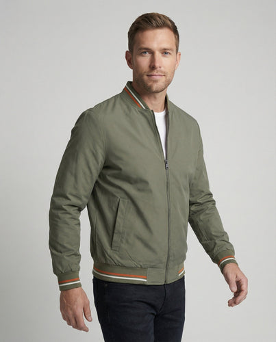 Men's Slim Fit Bomber Jacket