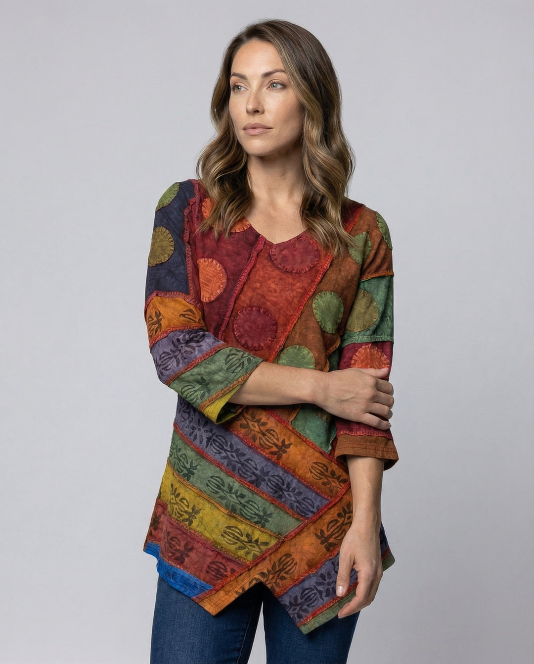 Lune London | Vintage Top with V-Neck