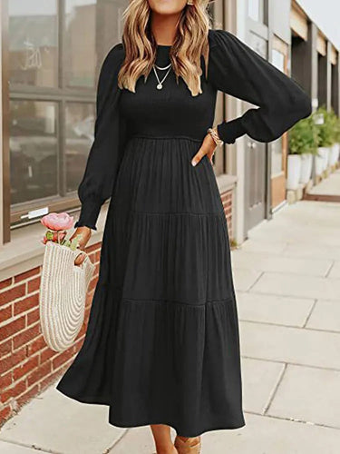 Amarae | Midi Dress with Long Sleeves and Dinner Jackets