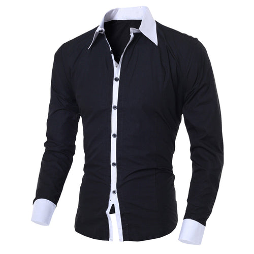 Amarae | Two-Tone Slim Fit Men's Shirt