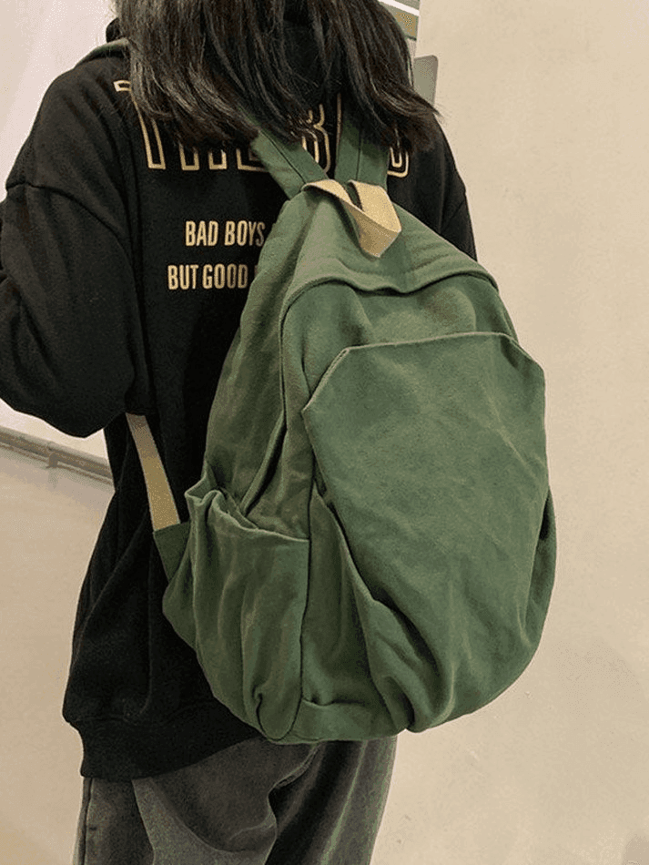 Amarae | Vintage Wash College School Backpack