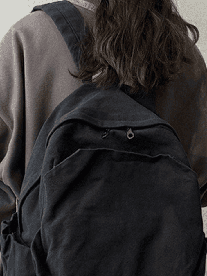 Amarae | Vintage Wash College School Backpack