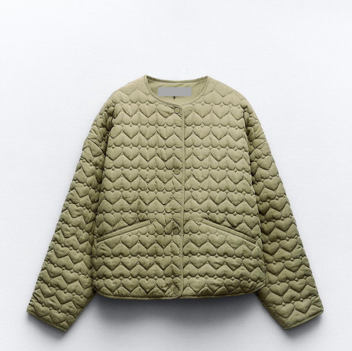 Lune London | Padded jacket with heart design