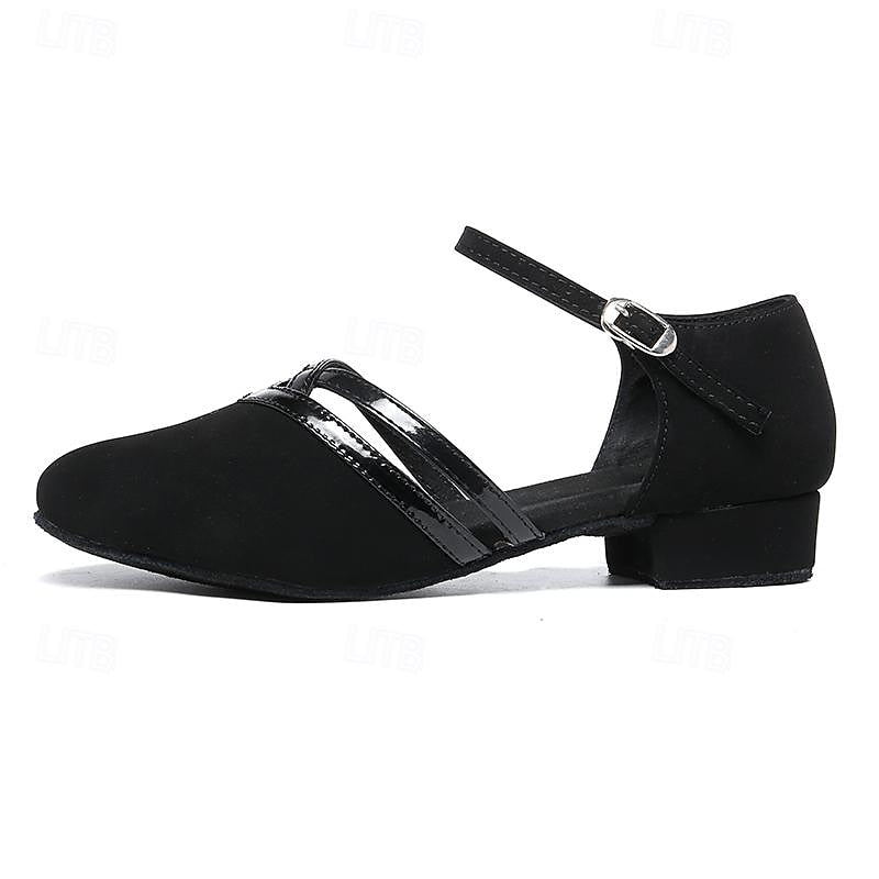 Lune London | Modern Dance Shoes for Women - Black - High-Quality Suede