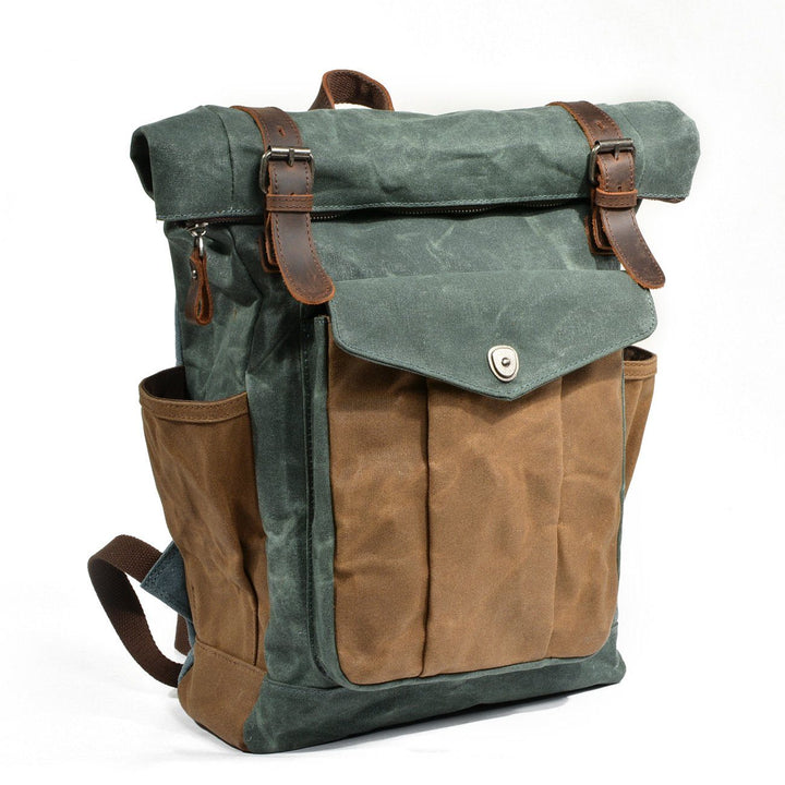 Amarae | Canvas Rolltop Rucksack - Lundastyle - Sustainable and Stylish for Adventurers