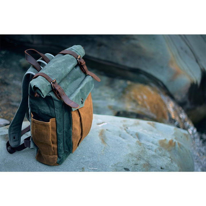 Amarae | Canvas Rolltop Rucksack - Lundastyle - Sustainable and Stylish for Adventurers