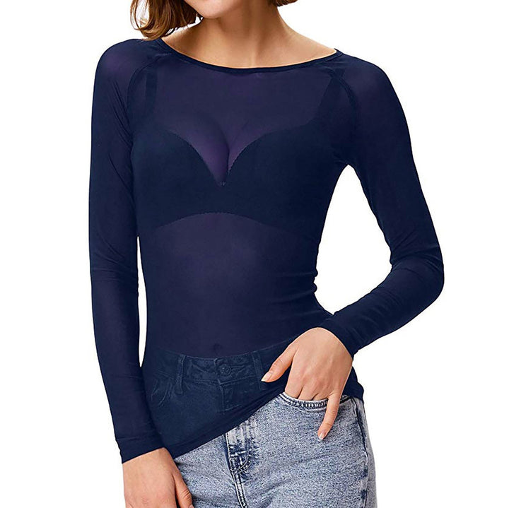 Amarae | Seductive Sheer Top with Long Sleeves for Women