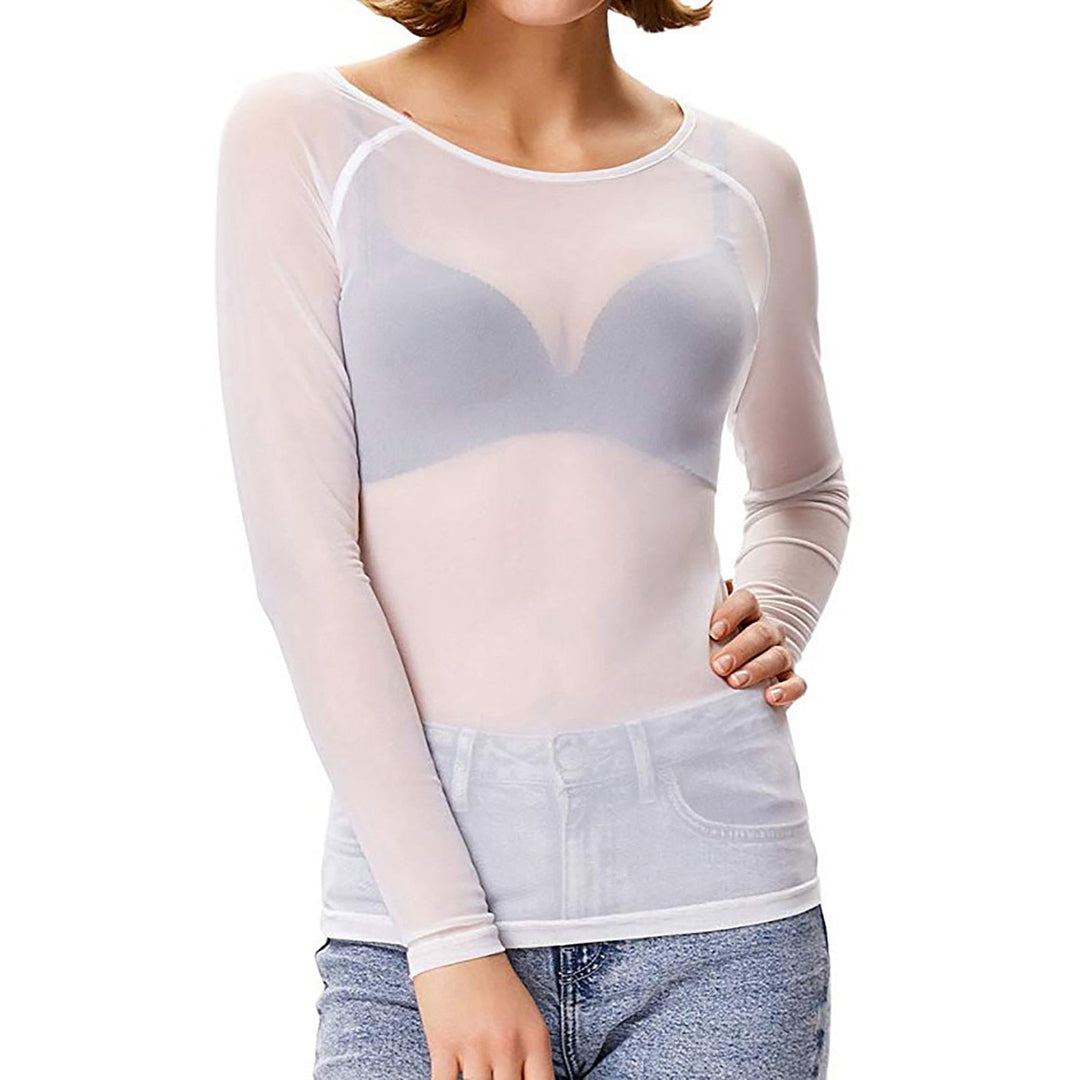 Amarae | Seductive Sheer Top with Long Sleeves for Women