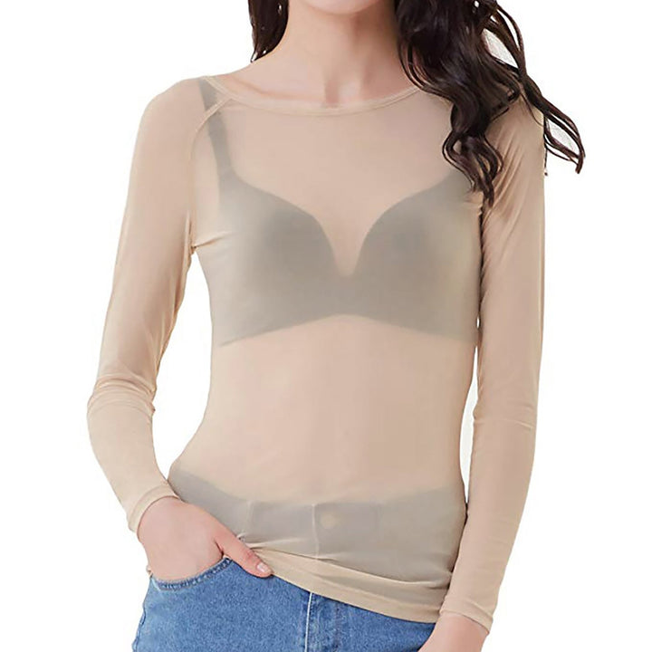 Amarae | Seductive Sheer Top with Long Sleeves for Women