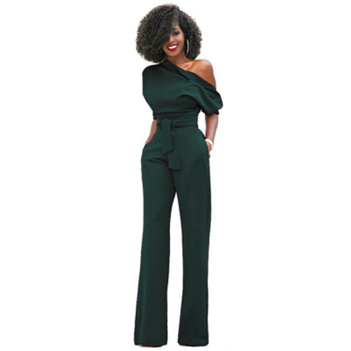 Lune London | Strapless, Elegant Jumpsuit with Belt for Women