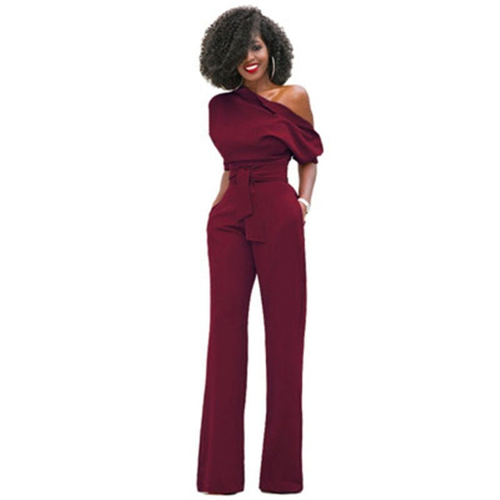 Lune London | Strapless, Elegant Jumpsuit with Belt for Women