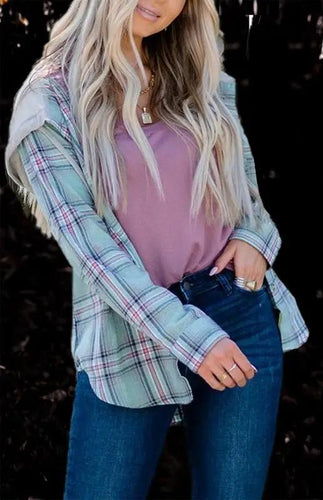 Amarae | Women's Hoodie Button-Down Leisure Shirt Jacket