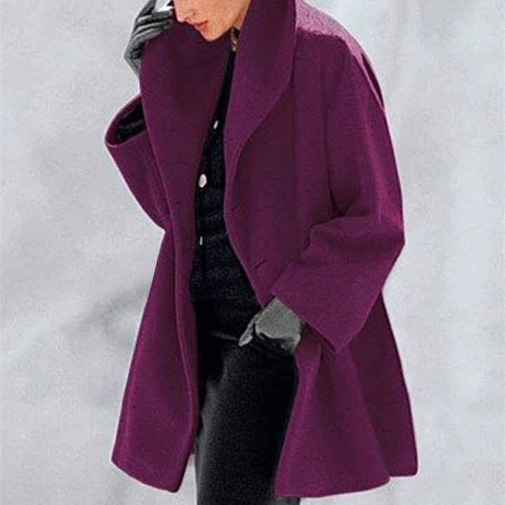 Lune London | Wool Women's Coat with Wide Collar