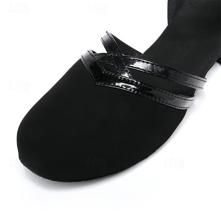 Lune London | Modern Dance Shoes for Women - Black - High-Quality Suede