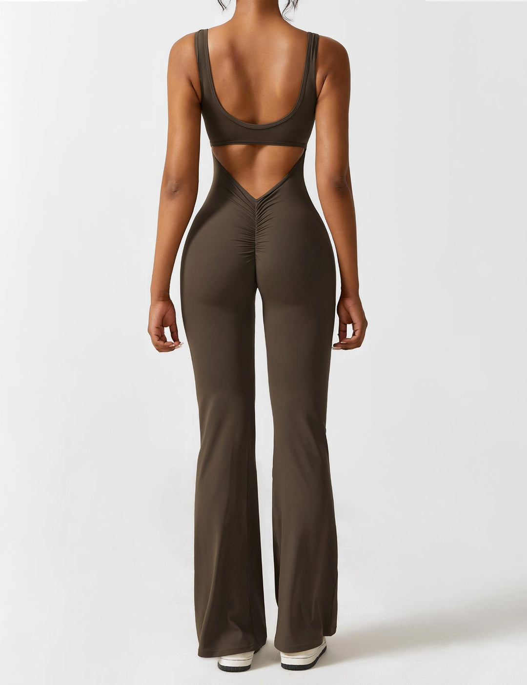 Lune London | V-Back Flared Jumpsuit
