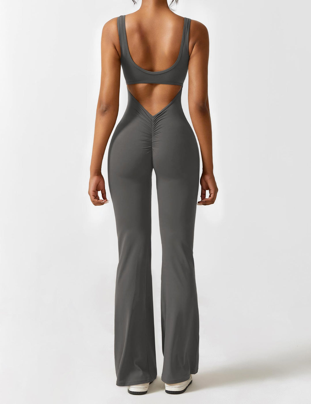 Lune London | V-Back Flared Jumpsuit