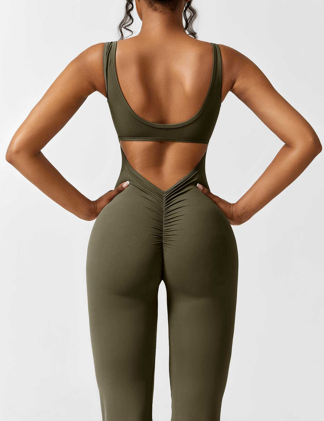 Lune London | V-Back Flared Jumpsuit
