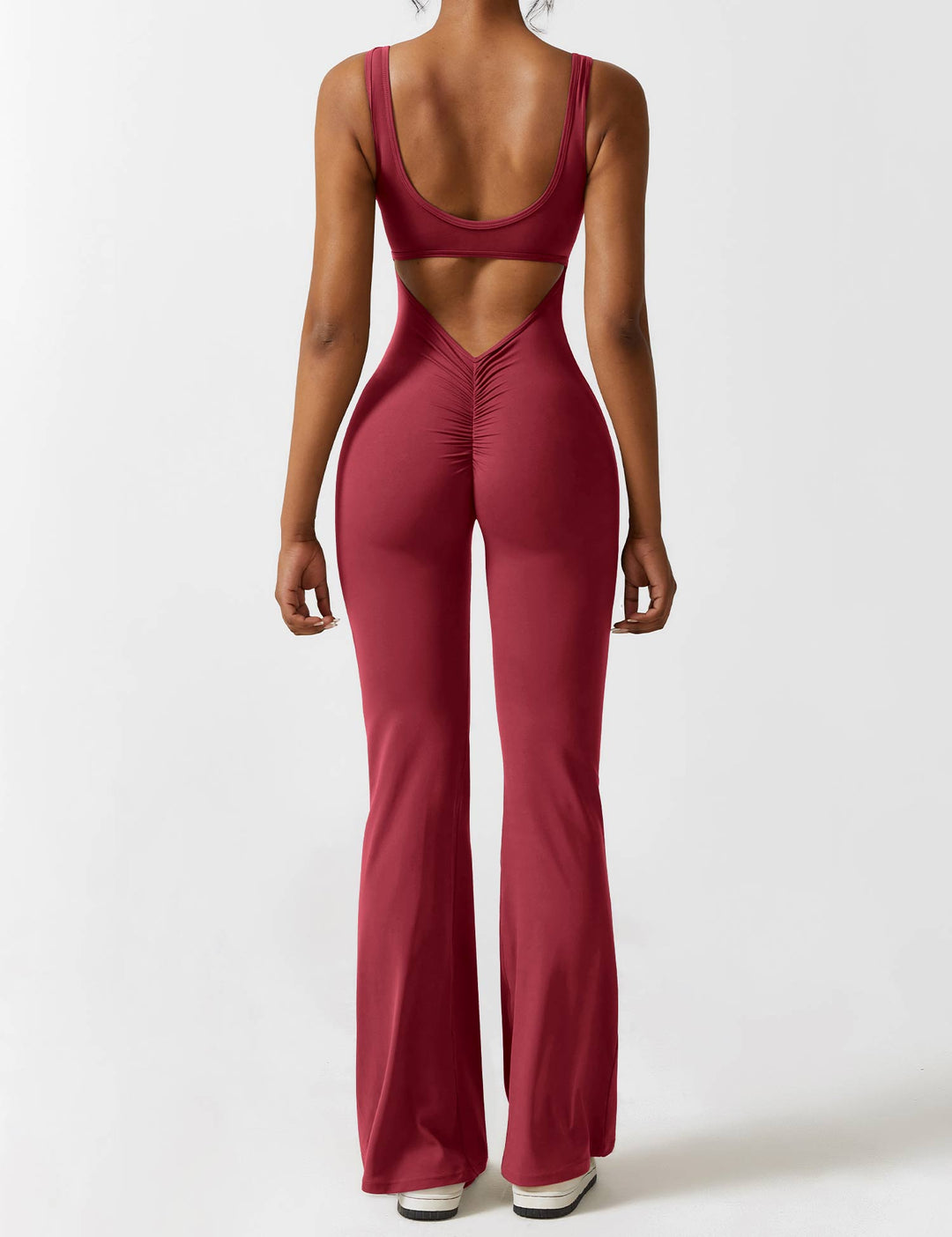 Lune London | V-Back Flared Jumpsuit