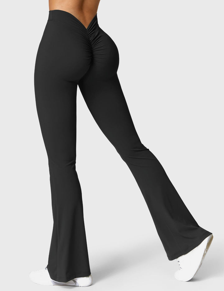 Amarae | Flared leggings with V-neck