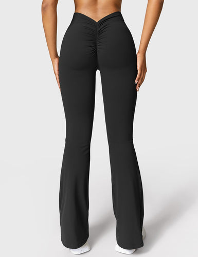Amarae | Flared leggings with V-neck