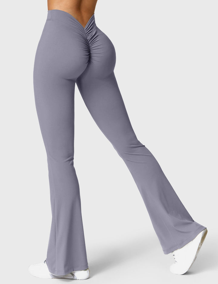 Amarae | Flared leggings with V-neck
