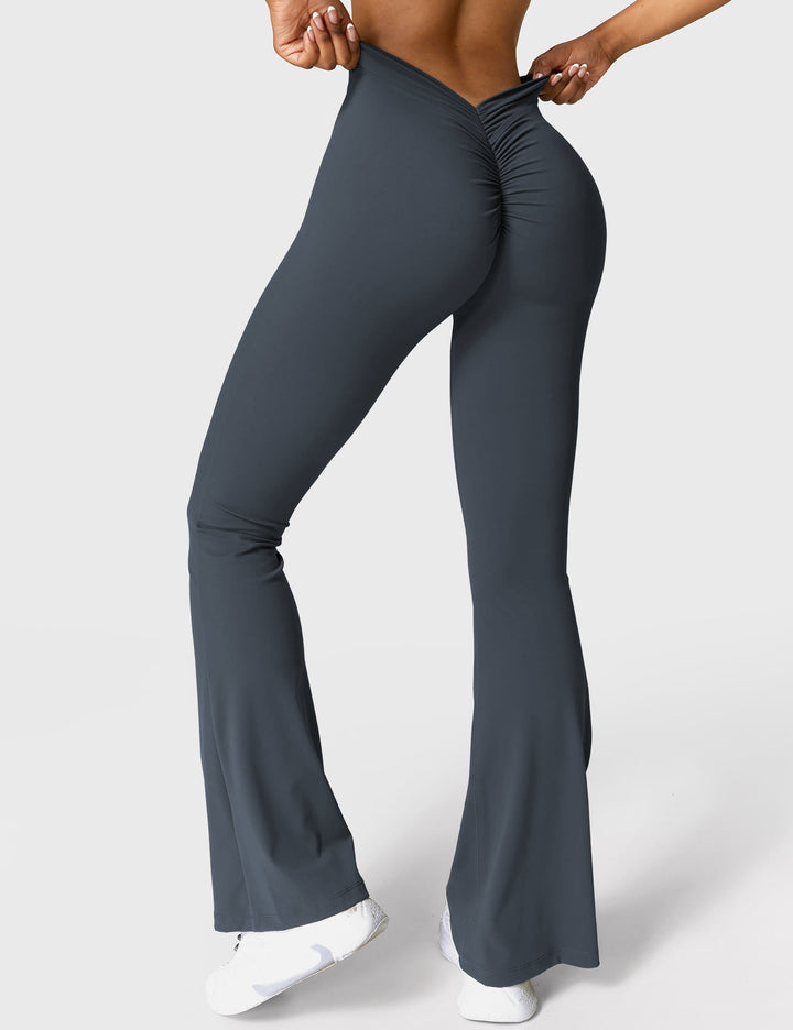 Amarae | Flared leggings with V-neck