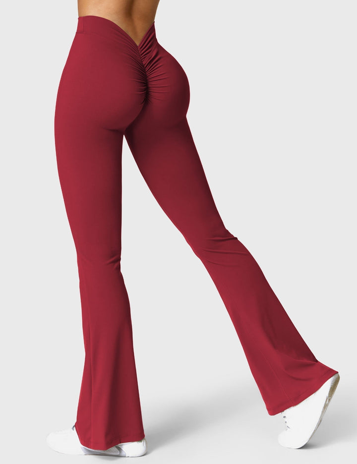 Amarae | Flared leggings with V-neck