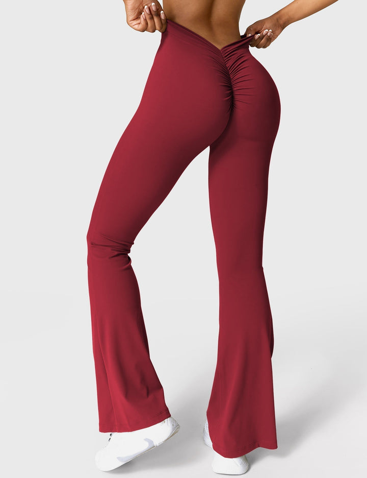 Amarae | Flared leggings with V-neck
