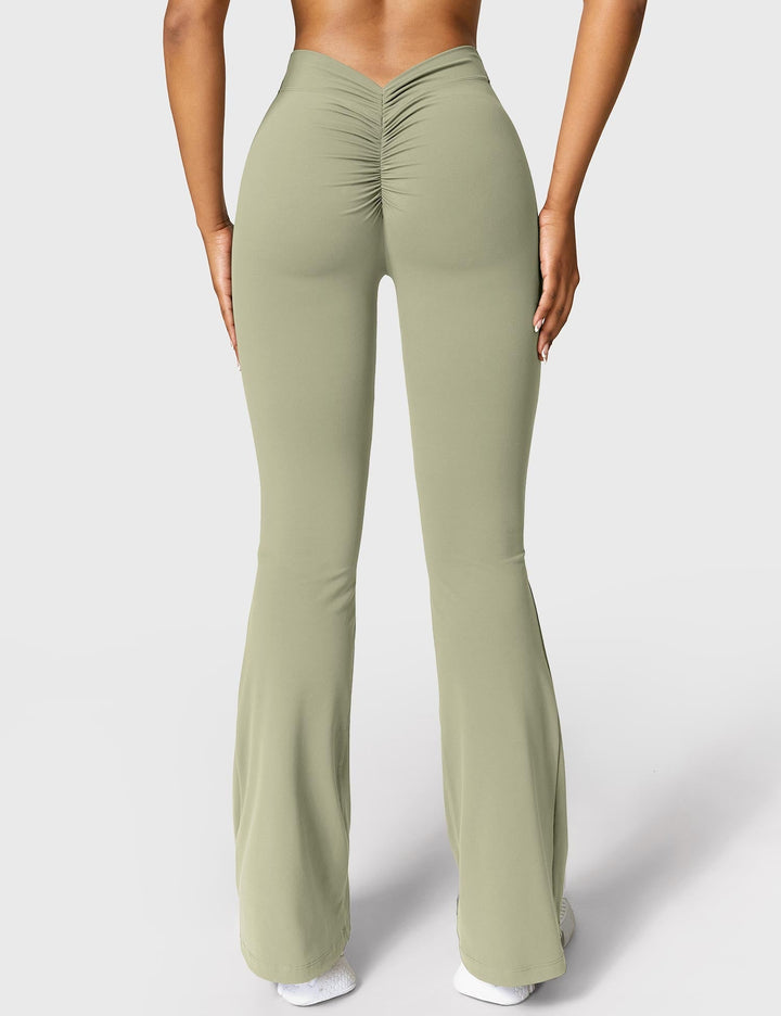 Amarae | Flared leggings with V-neck