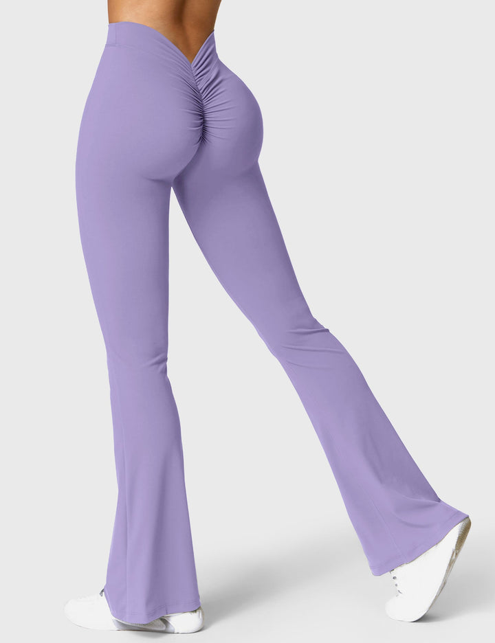 Amarae | Flared leggings with V-neck