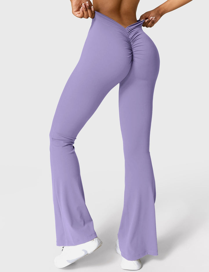 Amarae | Flared leggings with V-neck